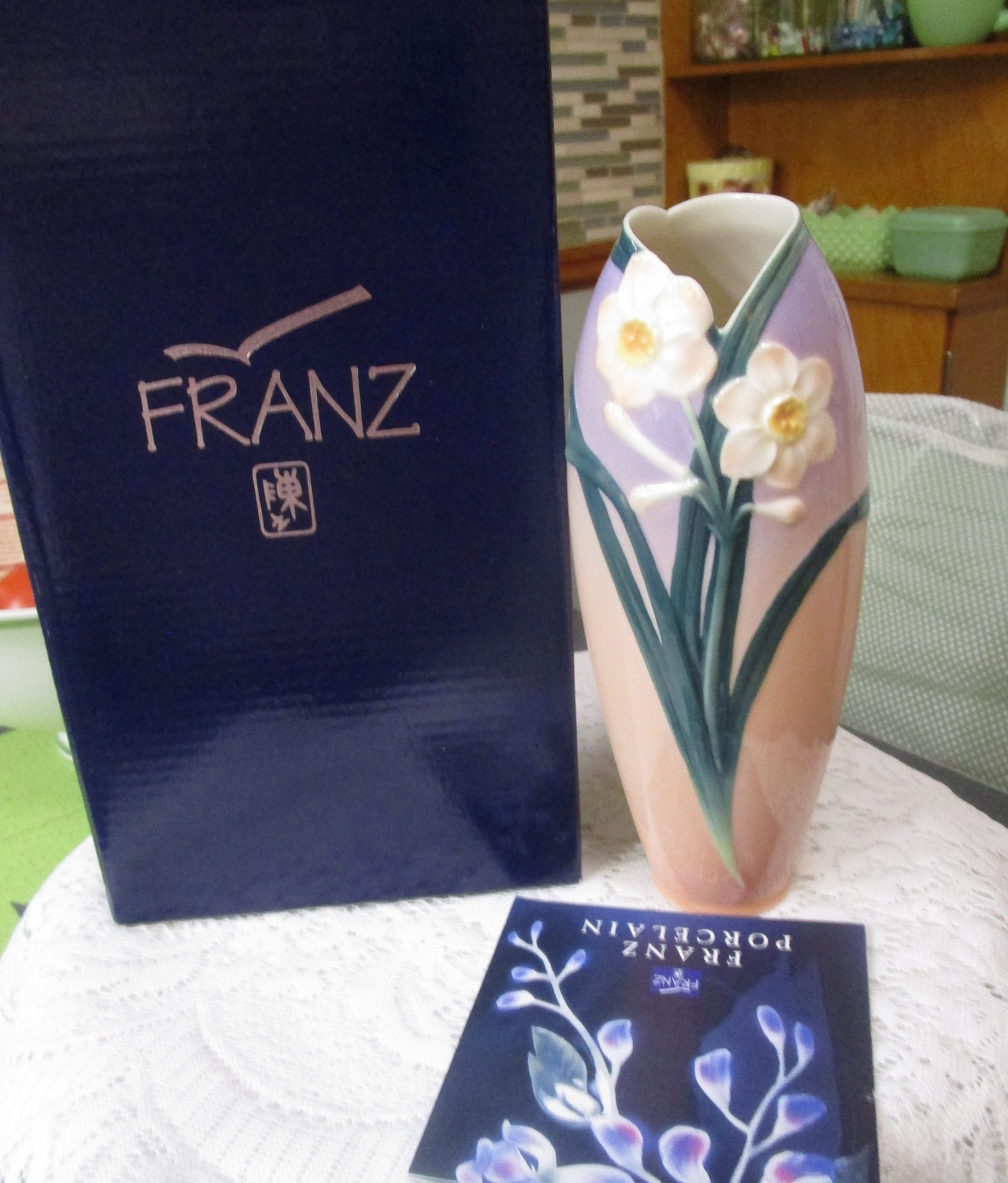 Franz Collection 登峰造極 瓷瓶 Franz Vase, Daffodil Vase, Franz Porcelain, Vintage Vase