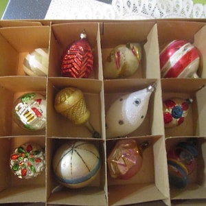 12, Antique Ornaments, Christmas Ornaments, Blown Ornaments, Antique Christmas, Mercury Glass, Tree Ornaments, Vintage Christmas