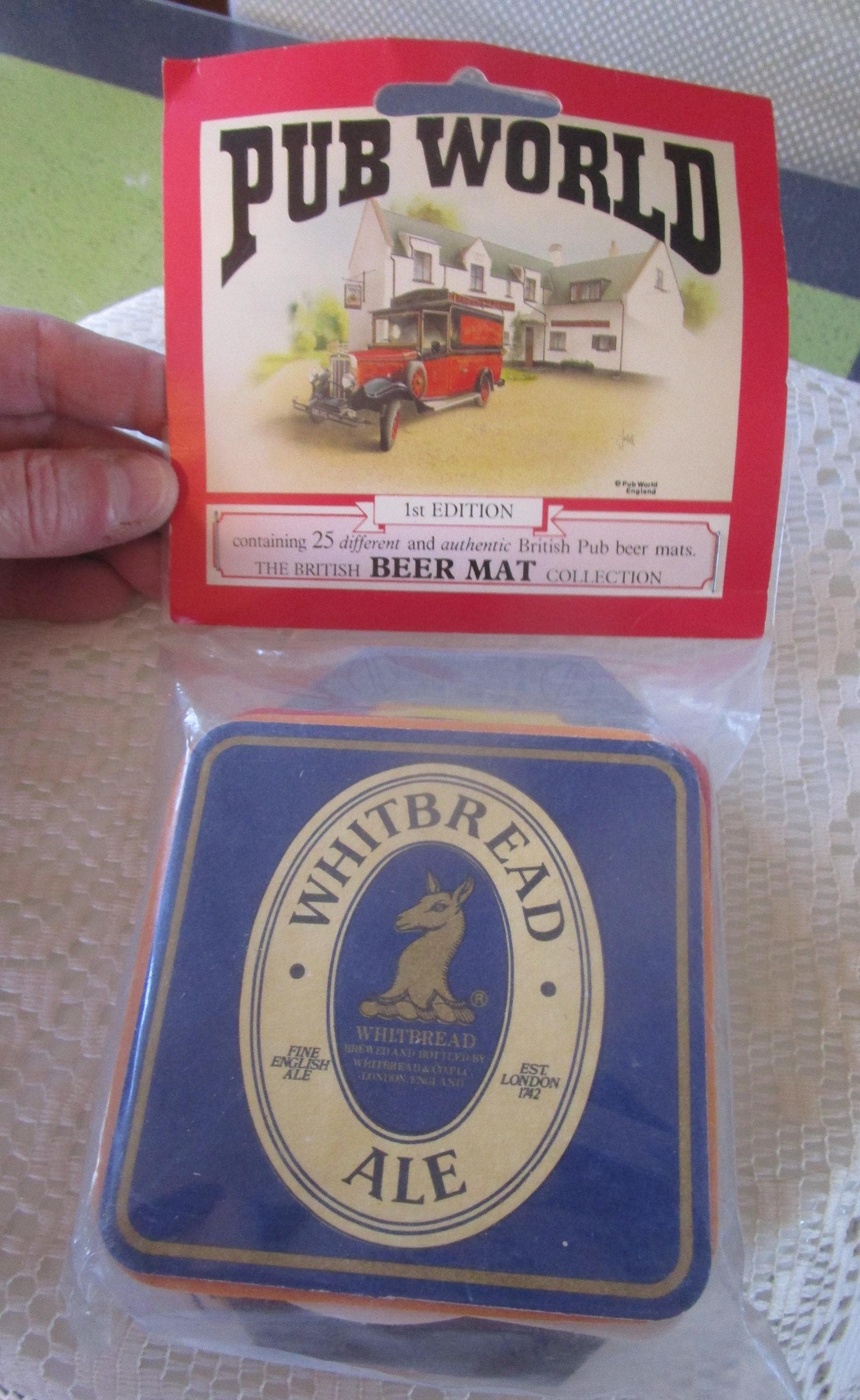 100 British Pub Coastersイギリス製　本物　 コレクション British Pub Coasters - Etsy