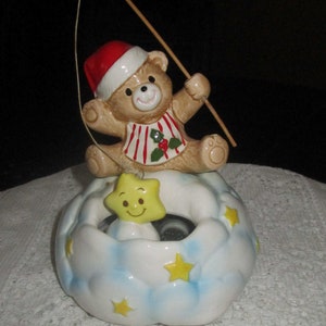 Music Box, Teddy Bear, Christmas Music Box, Vintage Bears, Teddy Bear Figurine, Vintage Christmas, Christmas Figurines, George Music Box