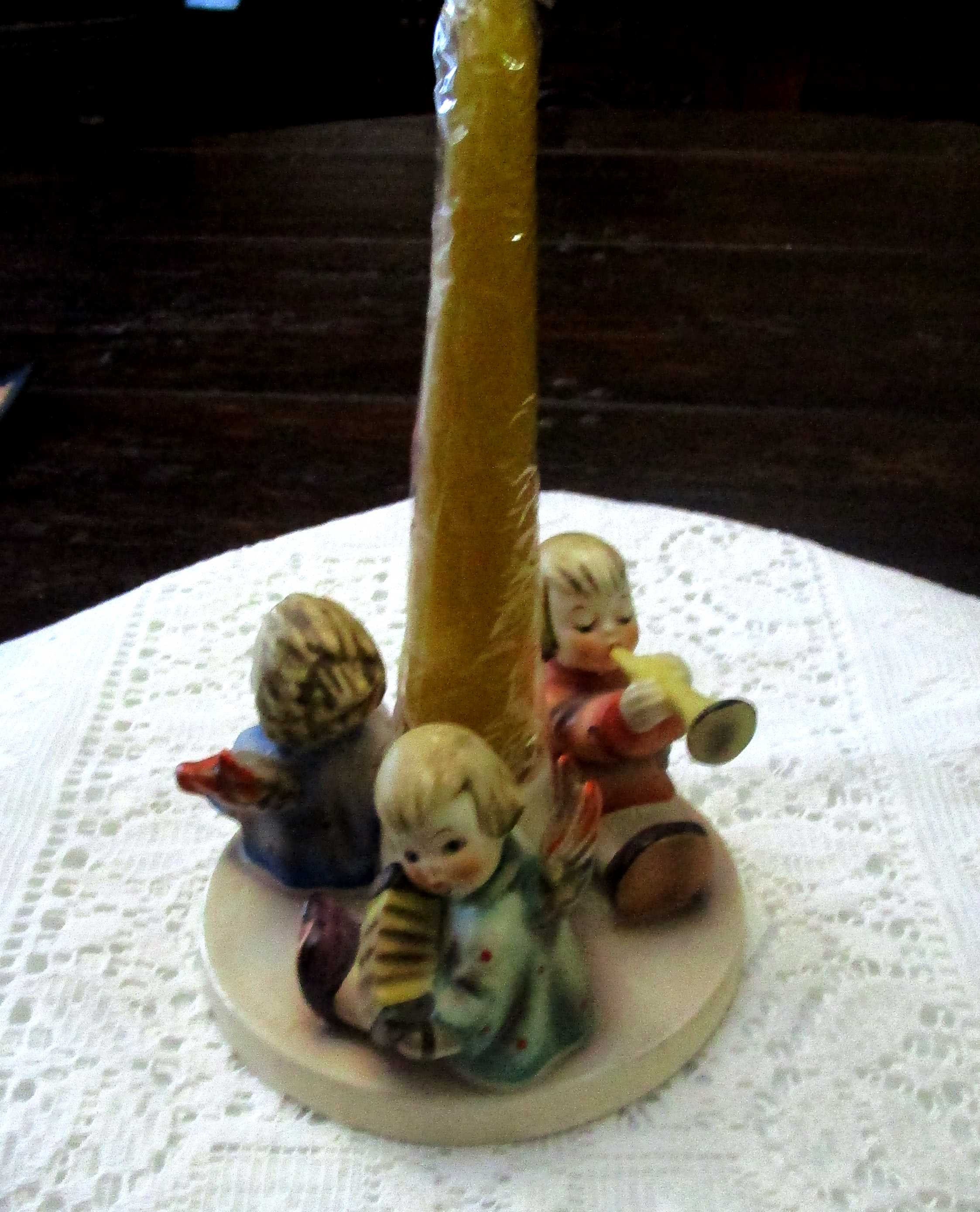 Hummel Candle Holder Hummel Angels Hark The Herald Angel Etsy