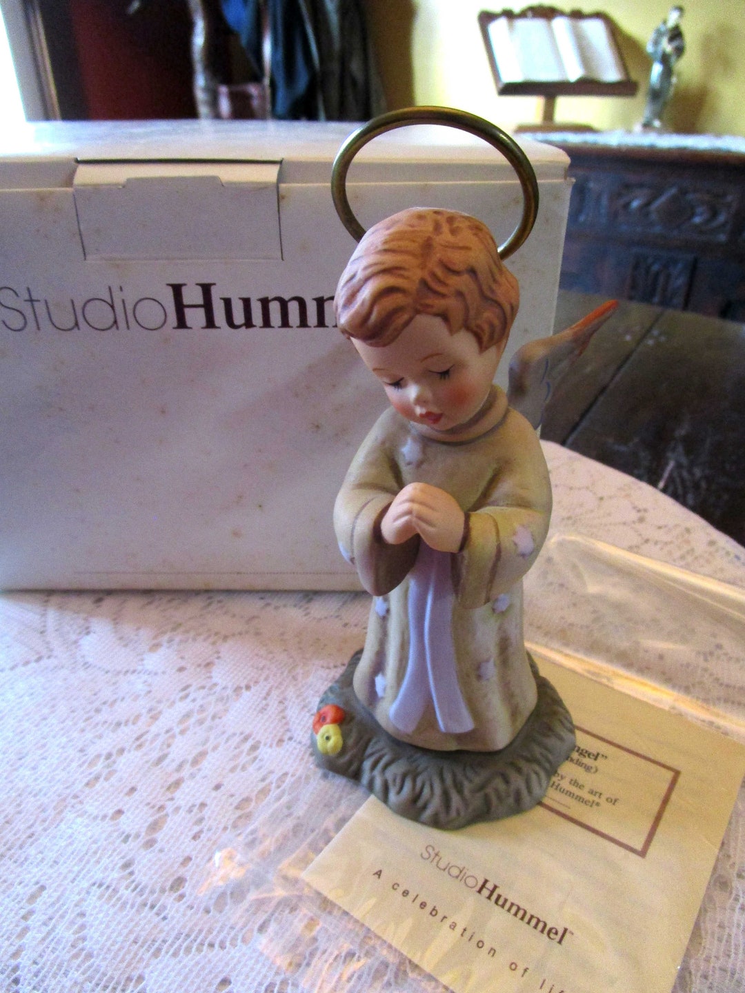 1996 Studio Hummel Standing Angel Goebel Figurines Hummel Etsy