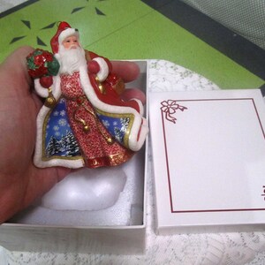 Danbury Mint, Annual Ornament, Santa Ornament, Christmas Ornament, Christmas Tree, Old World Santa, Vintage Santa, Danbury Mint Santa, DM#8
