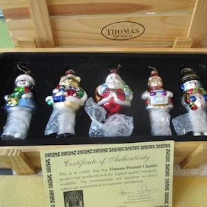 Thomas Pacconi, Museum Series, Christmas Ornaments, Blown