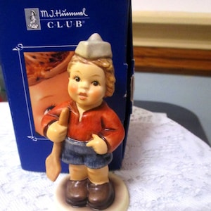 2001, Hummel Figurine, First Mate, Nautical, Vintage Hummel, Nautical Decor, Boaters Gift, Goebel Figurine, Hummel Statue, Boating