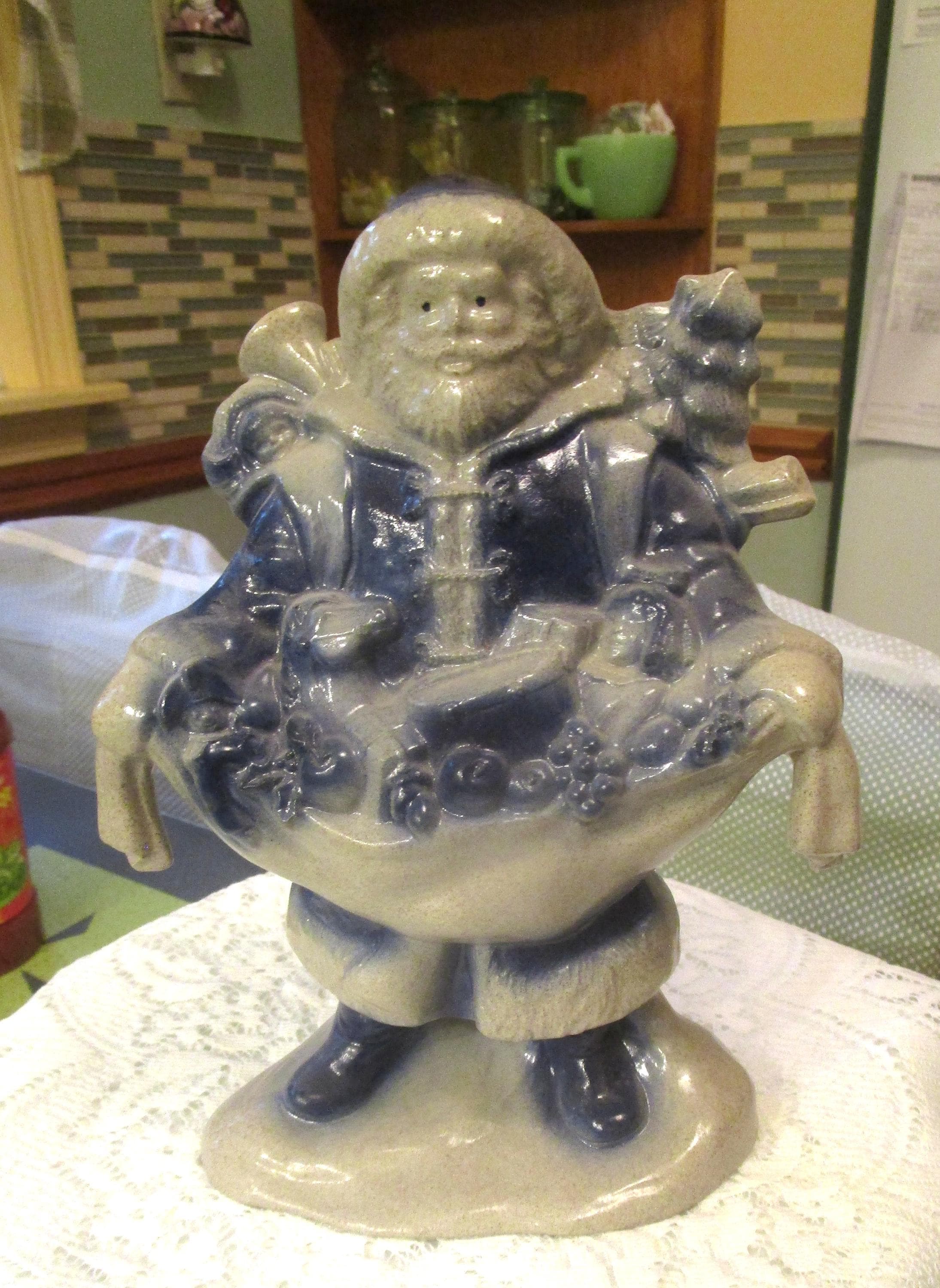 Rowe Pottery Santa - Etsy