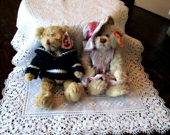 2, Ty, Beanie Bears, Darlene, Fraser, Teddy Bears, Toy Bears, Stuffed Bears, Stuffed Animals, TY Bears, Vintage Bears, Plushie Bears