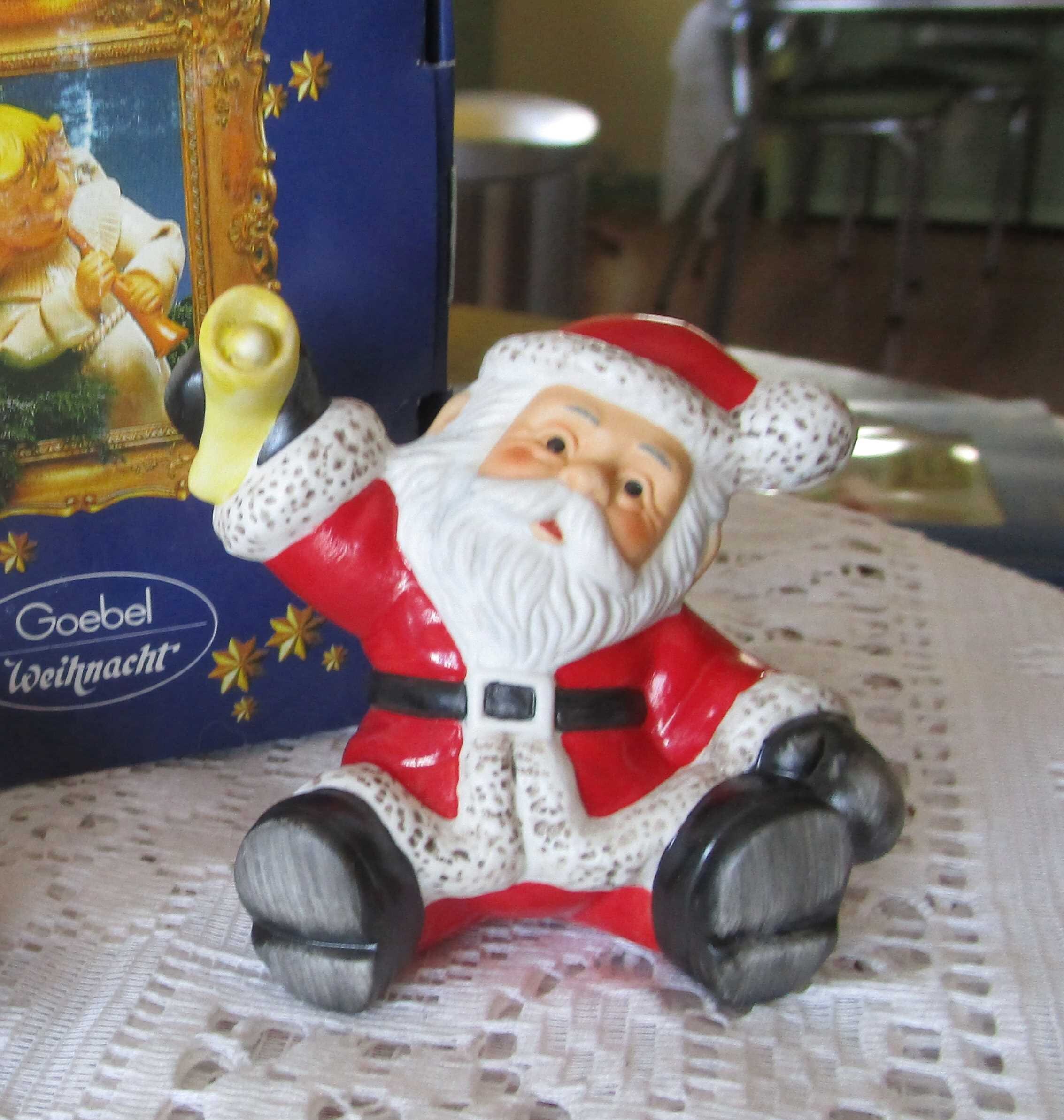 Pair Goebel Santas Goebel Figurines Christmas Ornaments Etsy UK
