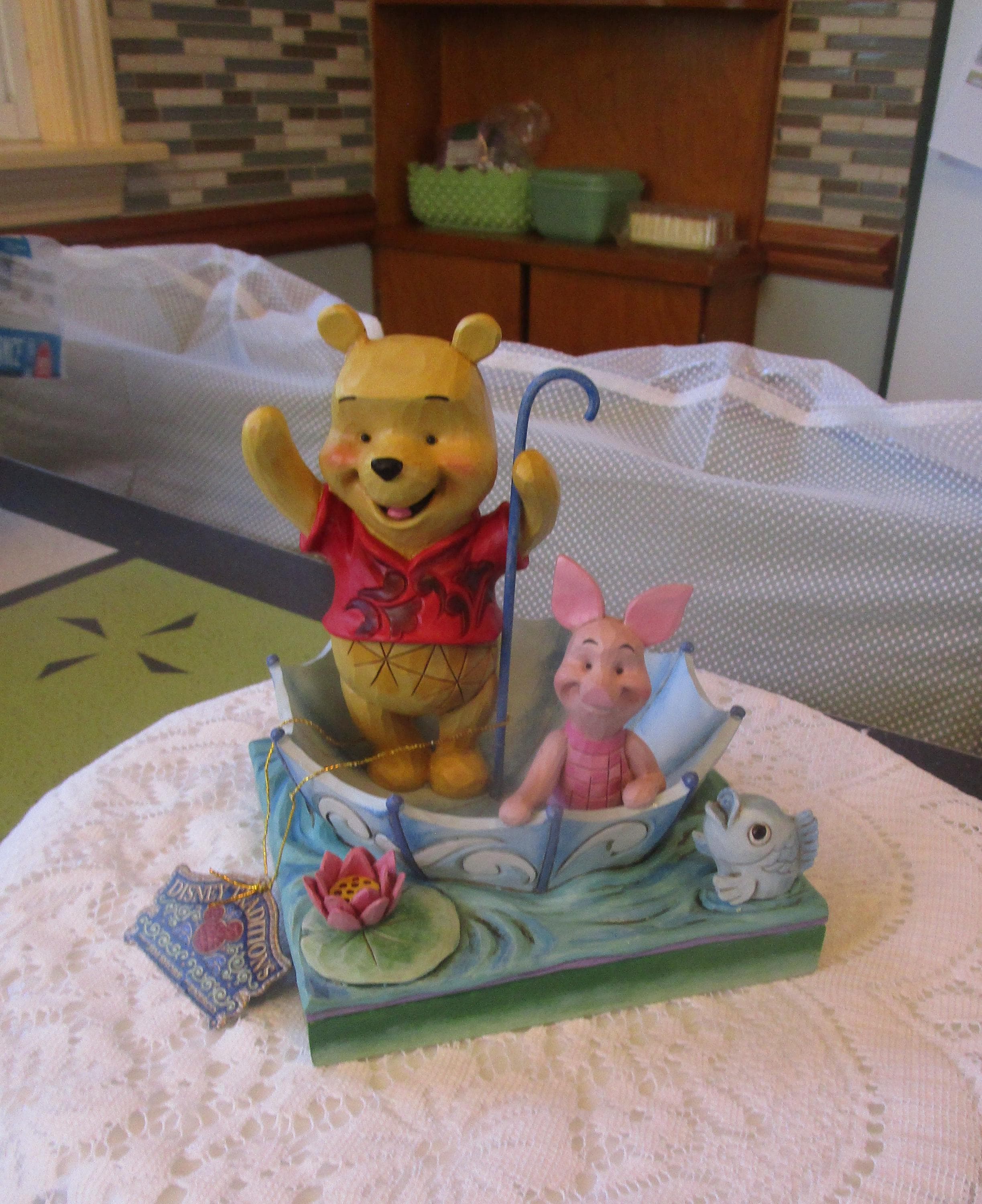 Jim Shore, Disney Traditions, 50 Years of Friendship, Pooh Bear, Disney Figurines, Piglet Figurine, Pooh Figurine, Jim Shore Disney