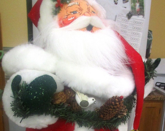 20 Inch, Annalee Santa, Vintage Annalee, Annalee Christmas, Santa Doll