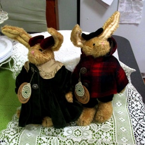 2, Boyds Bunnies, Emily Babbit, Teddy Bears, Vintage Rabbits, Plush Rabbits, Boyds Plushie, Stuffed Animals, Boyds Bears, Easter Bunny