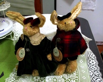 2, Boyds Bunnies, Emily Babbit, Teddy Bears, Vintage Rabbits, Plush Rabbits, Boyds Plushie, Stuffed Animals, Boyds Bears, Easter Bunny