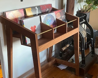 Vinyl record dislay unit woodworking plans