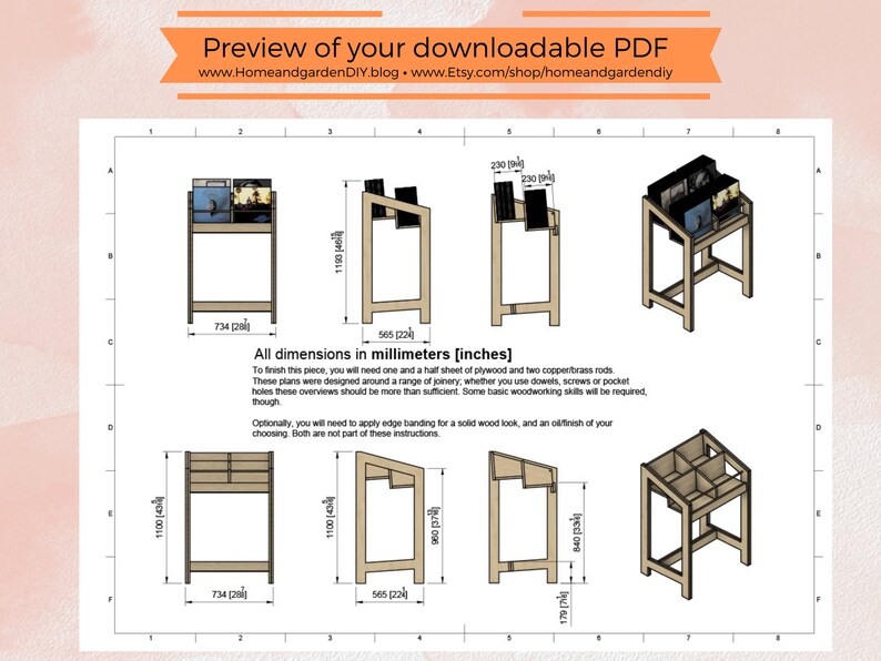 Vinyl Record Storage Display Unit - DIY Digital Download Plans for ...