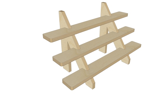 Craft Fair Display Shelves / Plywood DIY Display Shelf