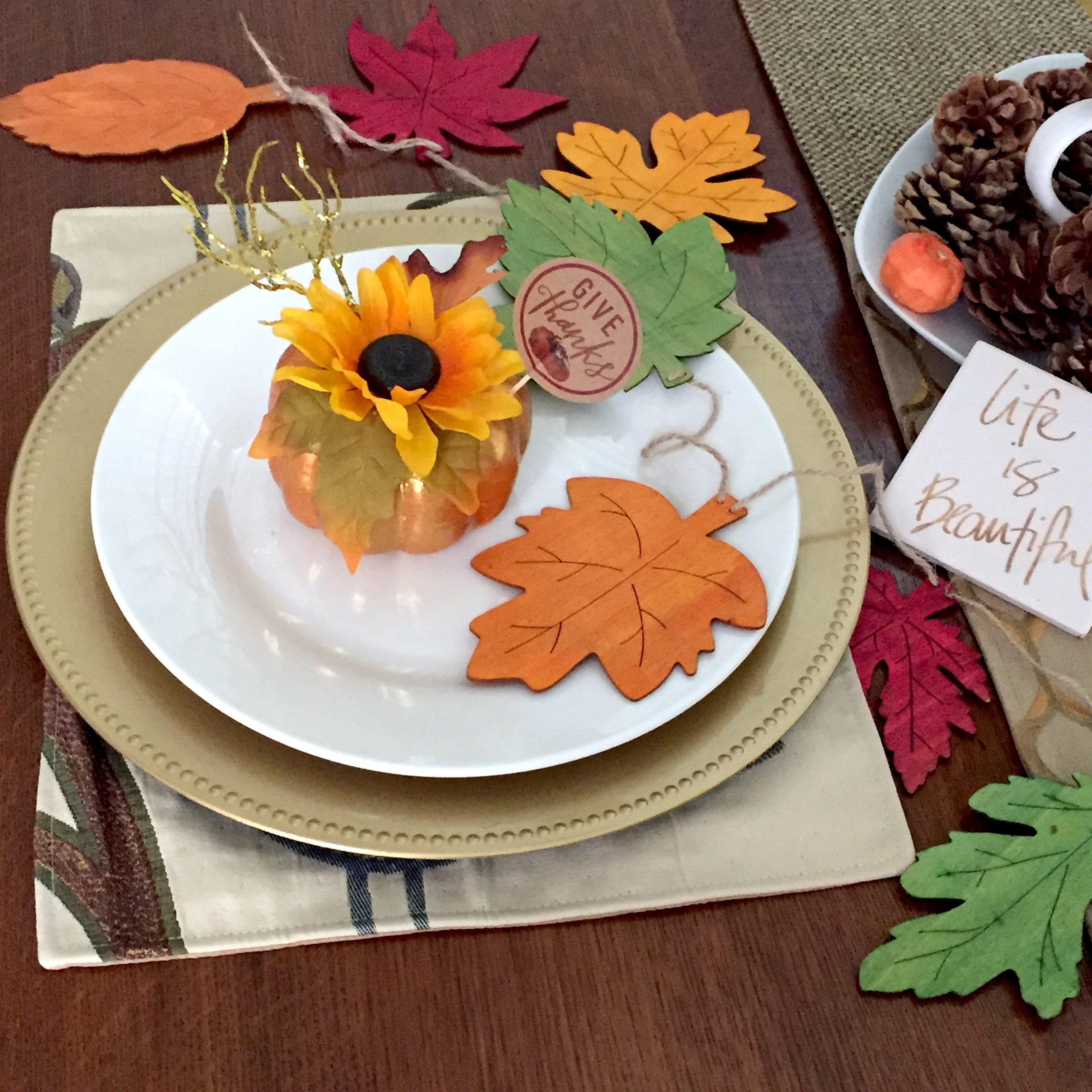 THANKSGIVING Placemats only Set of 4 Handmade from Etsy