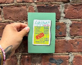 Life Check 4&quot;x6&quot; Post Card/Art Print
