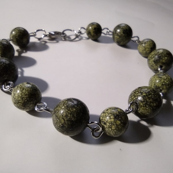 Natural Stone Bead Bracelet