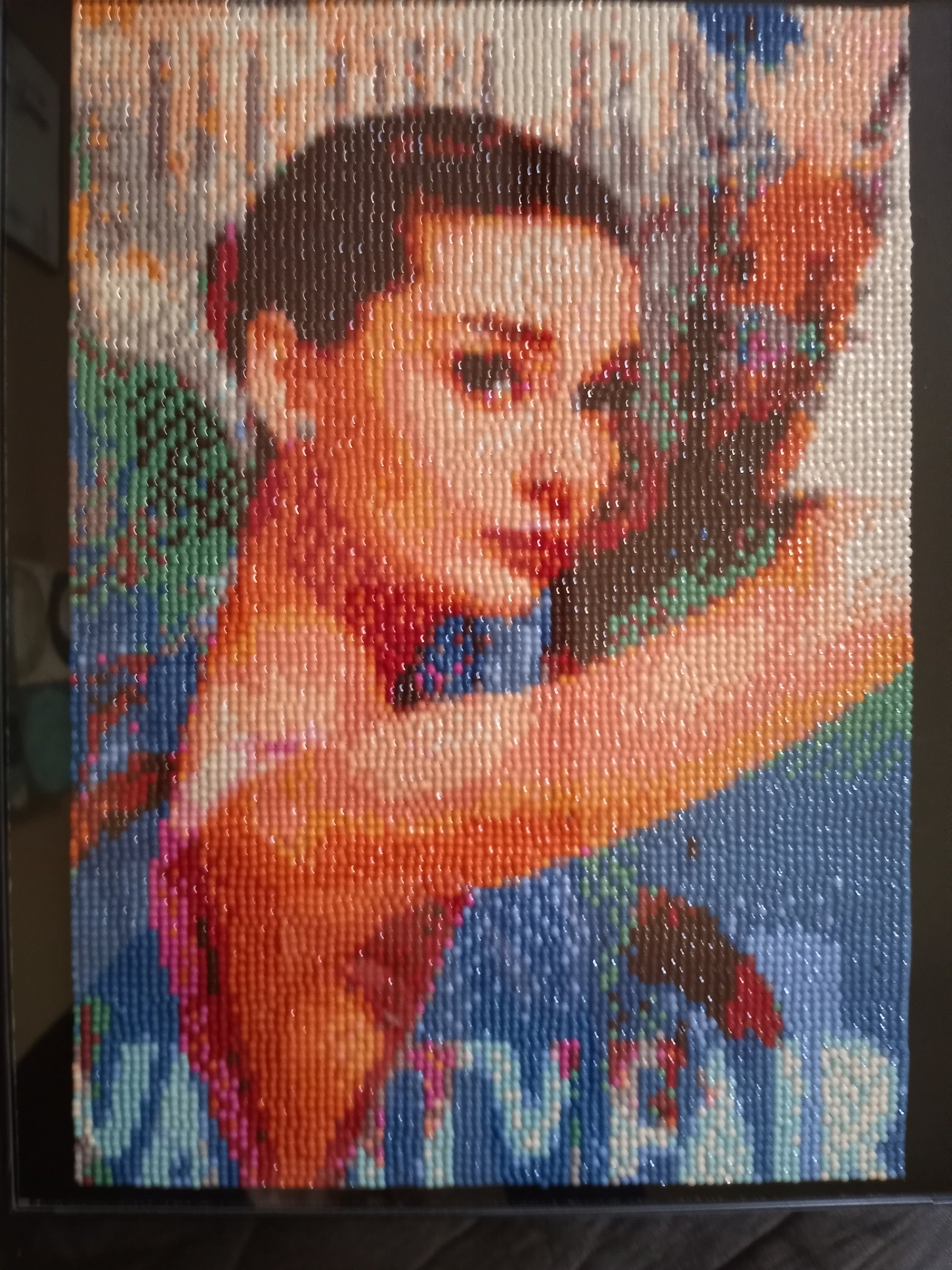 Completed and Framed 5D Audrey Hepburn Diamond Art Vanity Fair | Etsy
