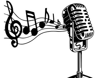 Download Microphone Svg Etsy