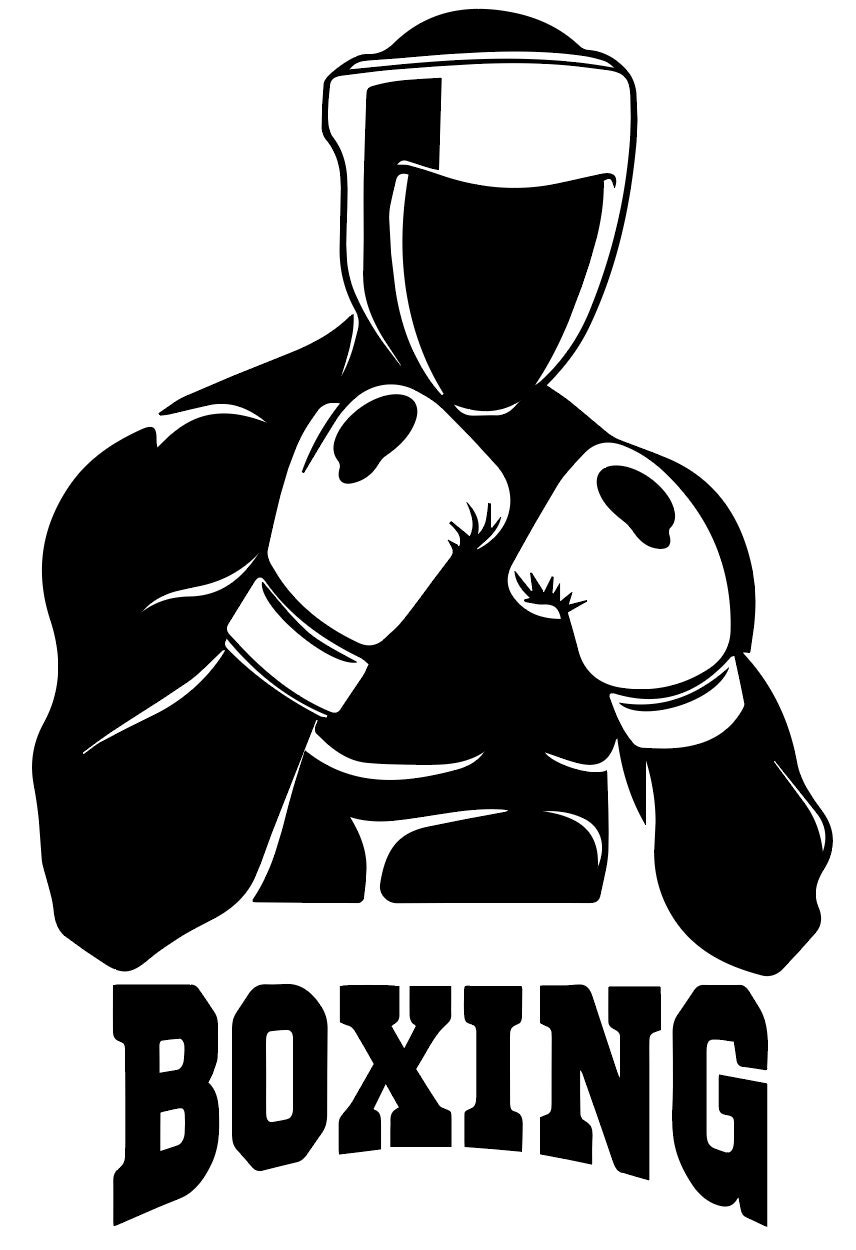 Svg File, Instant Download, Boxing, Gloves, Silhouette, Cutting File