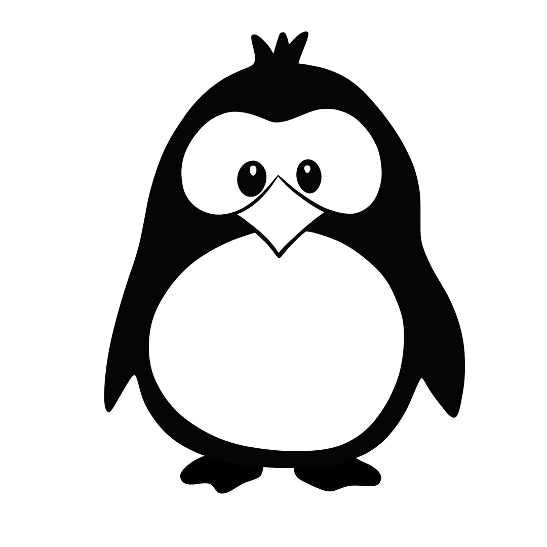 Zoo Penguin Svg Png Jpeg File,clip Art, Instant Download, Cricut