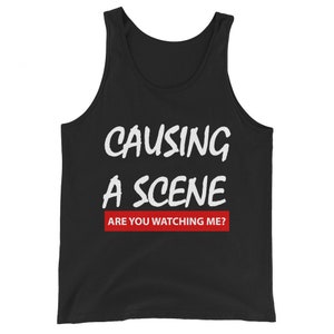 Causing A Scene Unisex Caribbean Tank Top by Carnival Mode