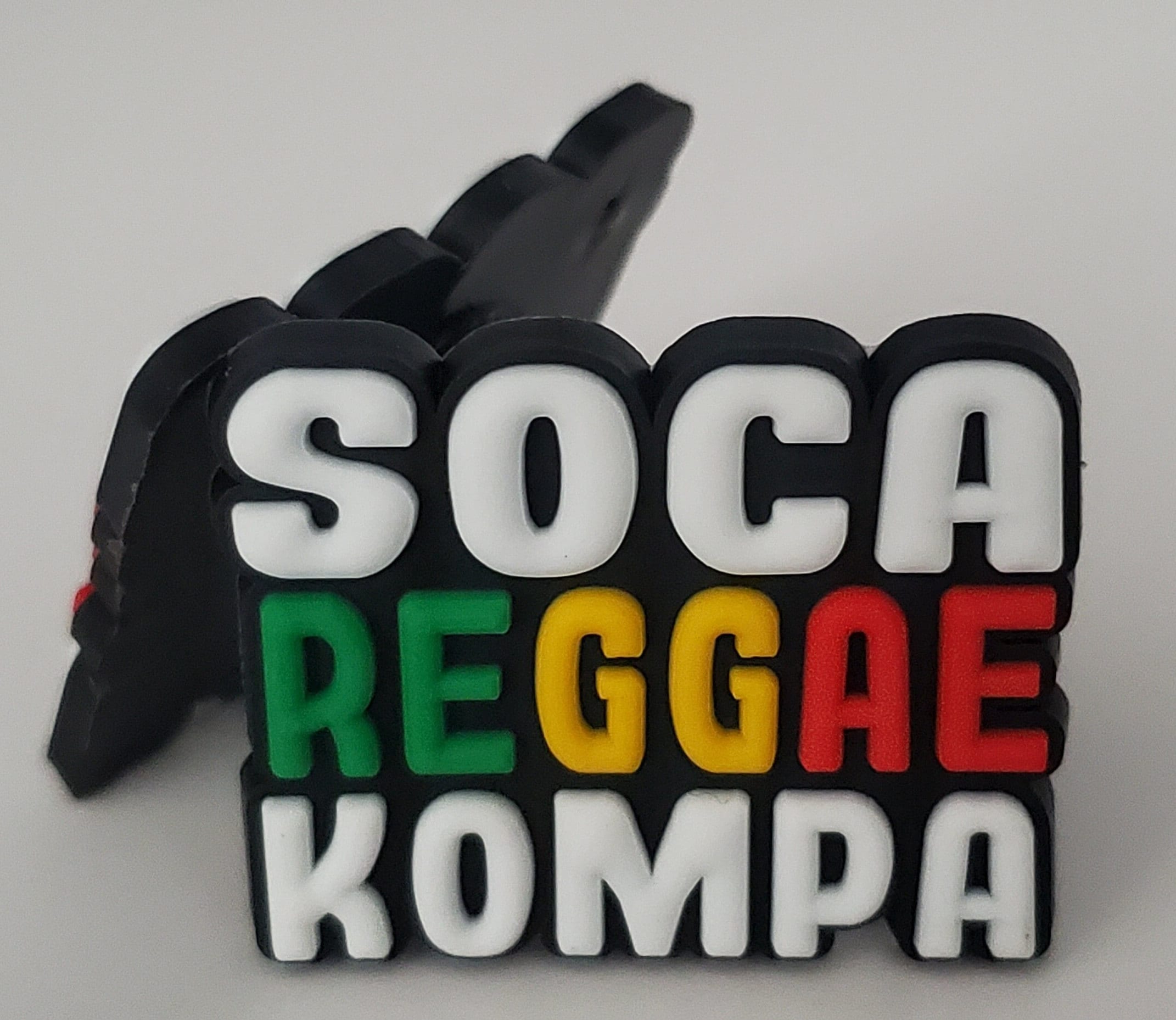 Soca Reggae Kompa Shoe Charms | Caribbean Charms | Soca Lovers | Dancehall | Shoe Decorations | Caribbean Charms | West Indian Charms