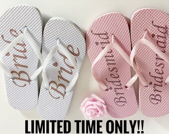 george bridesmaid flip flops