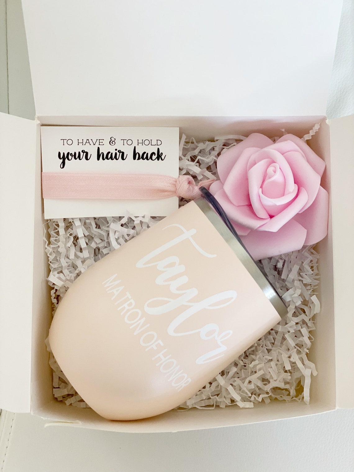 blush wine tumbler