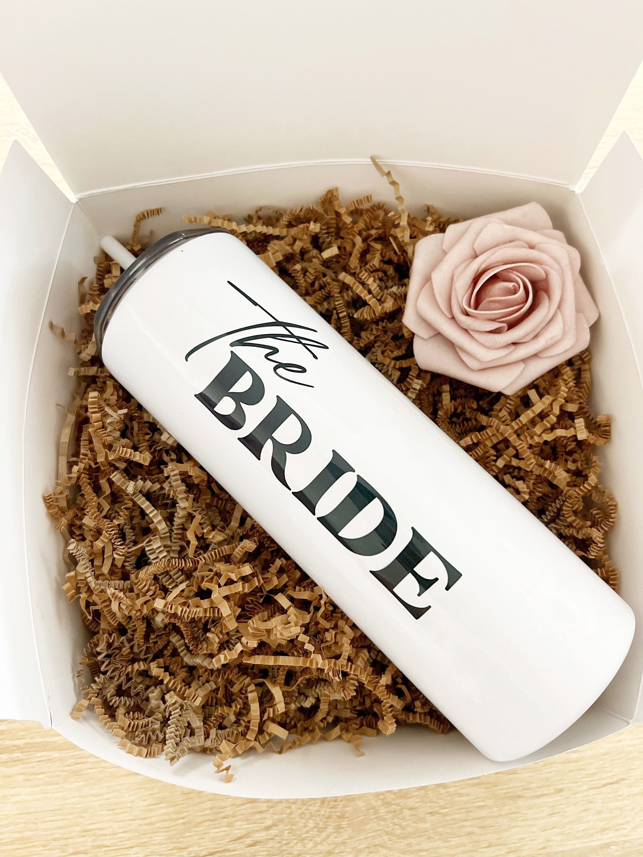 Bride Iced Coffee Cup Mrs Glass Cup With Lid Straw Bride Glass Can for  Future Mrs Engagement Bridal Shower Gift for Bride to Be EB3496BRD 