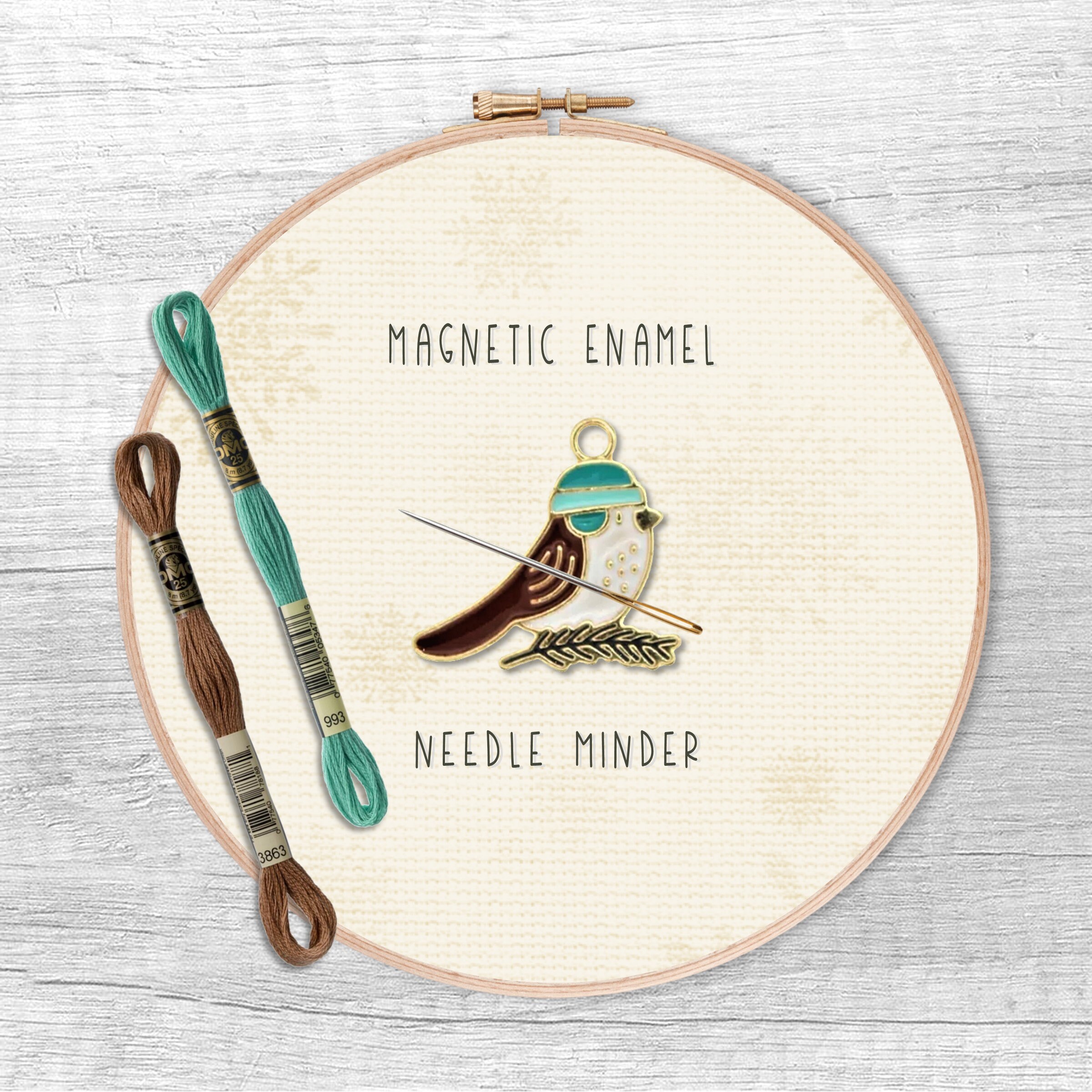 Magnetic Needle Minders Magnet Bird Fox Turtle Needle Keeper Minder  Embroidery Accessories Needle Nanny Holders Sew Gift