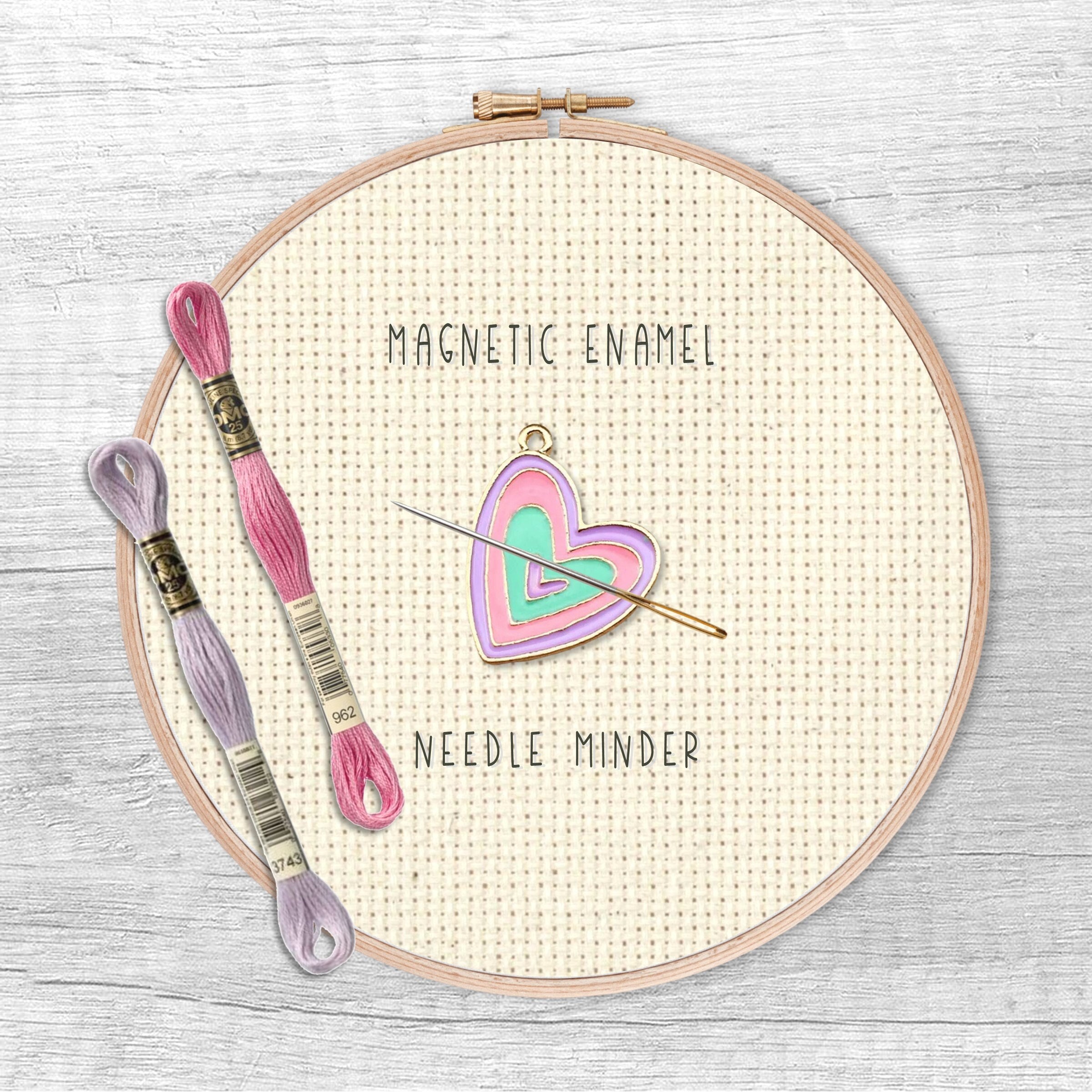 Daisy Needle Minder, Needle Keeper, Magnetic Needle Holder, Flower