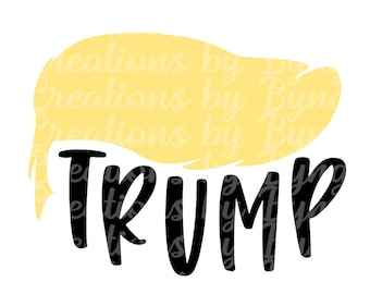 Donald Trump Hair svg png Files | Cut file for cricut/silhouette users | Digital Download