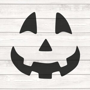 Pumpkin Face svg png Cut Files for Cricut/Silhouette | Happy Halloween | Pumpkins | Spooky | Boo | Holidays | October 31st | Autumn | Fall