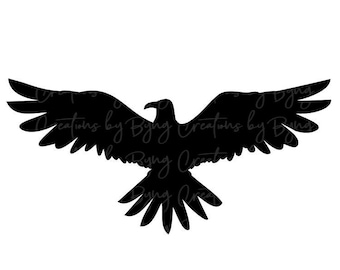 Eagle Silhouette svg png Files | Cut File for Cricut/Silhouette | Digital Download