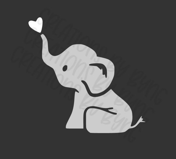 Download Baby Elephant svg png Files for Cricut/Silhouette Digital ...