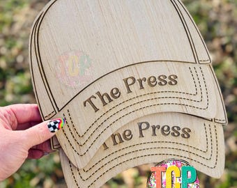 Tablero de exhibición de sombreros de madera (personalizado)