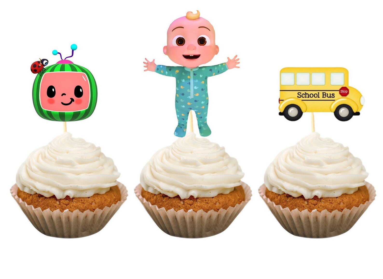 Cupcake Toppers / party supplies Etsy