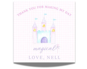 Princess Party Favor Tag / princessbirthday / princess theme / princess / princess theme / watercolor princess party tag / royal party