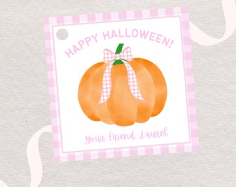 Happy Halloween Gift Tag / Digital Halloween Tag