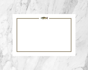 Gone Fishing Stationery