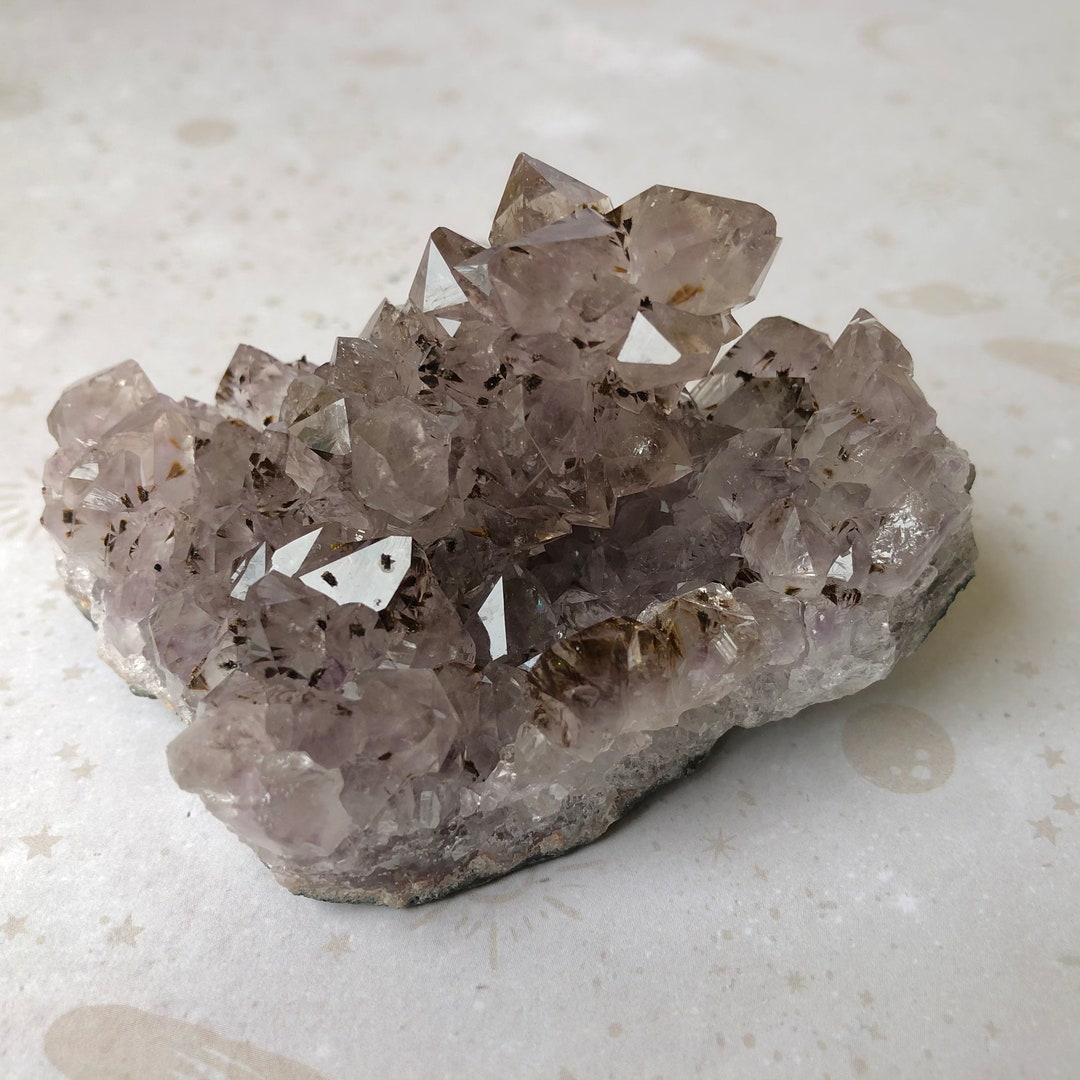 Amethyst Flower Cluster With Goethite Inclusions Rare Amethyst ...