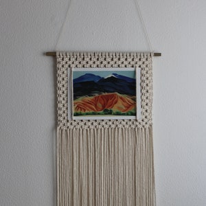 Suspension du mur de cadre de Macrame