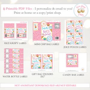 Two Sweet Birthday Party Favor Bundle, 2 Year Old Birthday Girl ...