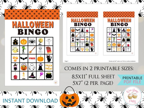 Jeu De Loto/bingo Halloween Pour Enfants - 72 Balles Phosphorescentes, 6 Motifs - Pour Fête, Anniversaire, Goodies