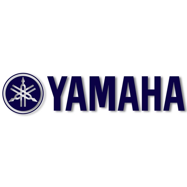 Yamaha Motorcycle Logo Sign Emblem GLOSSY MATTE VINYL decal