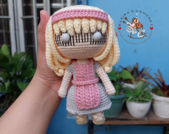Crochet amigurumi Ymir anime inspired pattern
