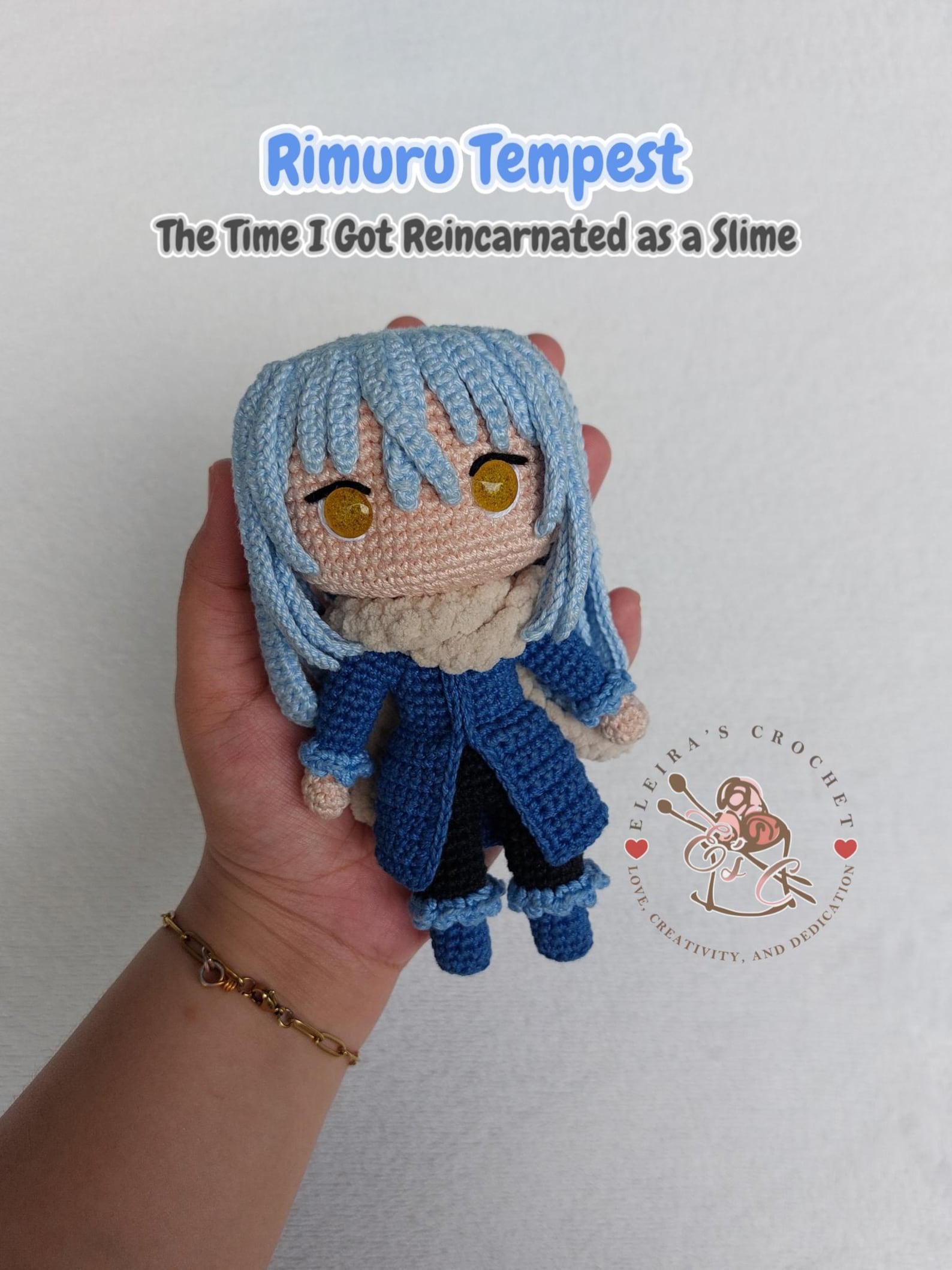 Crochet Amigurumi Rimuru Anime Inspired Digital PDF Crochet PATTERN - Etsy