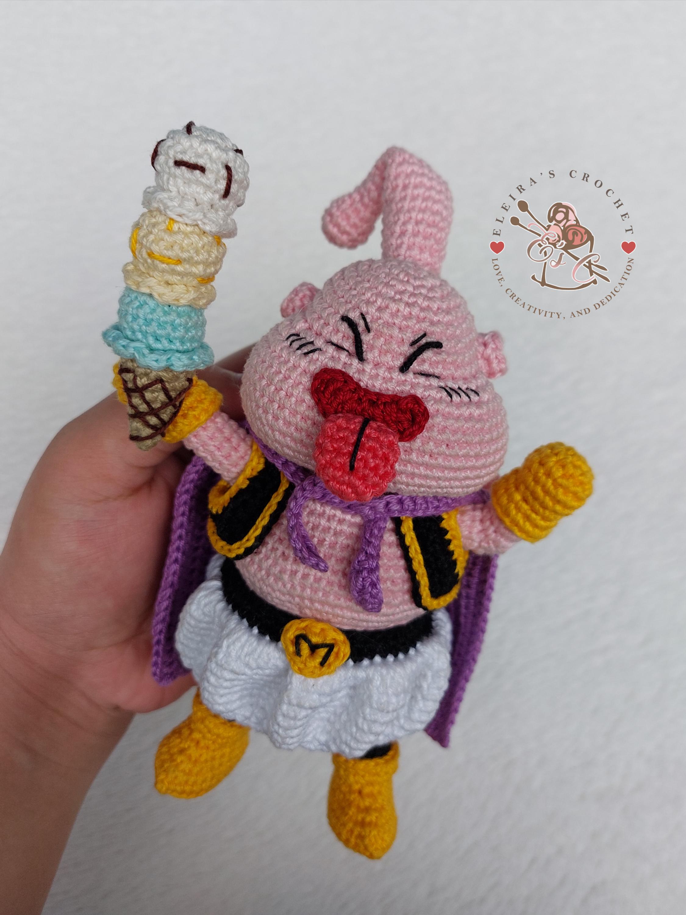 Crochet Amigurumi Buu Majinbuu Anime Inspired Digital PDF Crochet ...